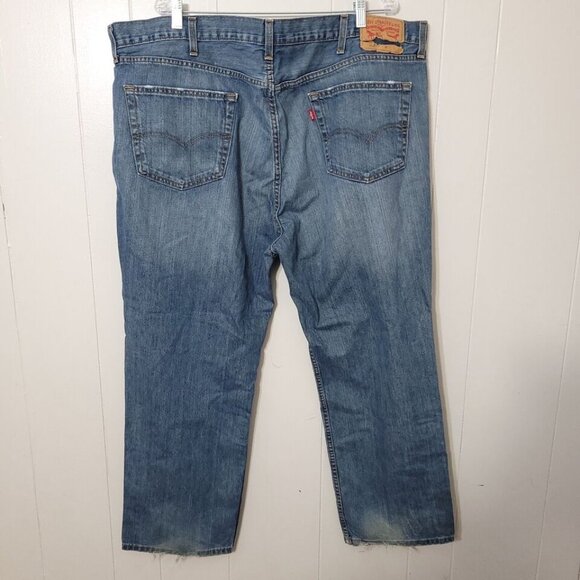 Mens 559 Levis Jeans Relaxed Straight Size 46x29 - Picture 2 of 11